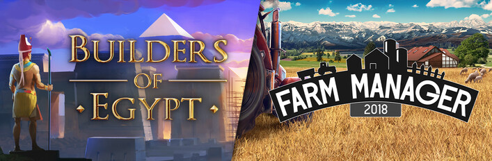 Builders of Egypt and Farm Manager 2018