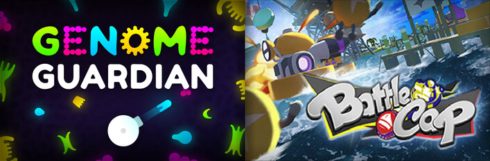 🧬 Genome Guardian × BattleCap 🌊: Weapon-building Roguelike Shooters