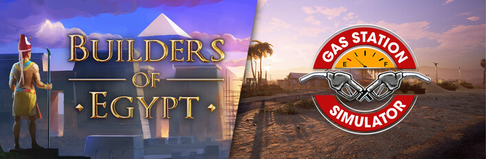 Builders of Egypt and Gas Station Simulator