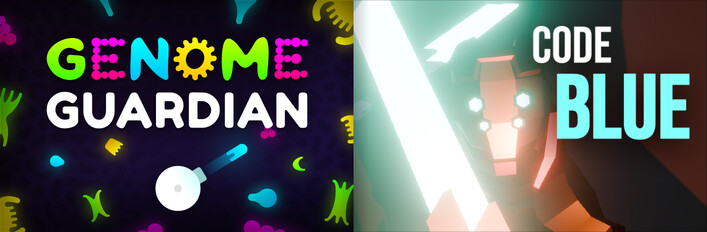 🧬 Genome Guardian × CODE: BLUE 🟦: Sci-fi Roguelikes