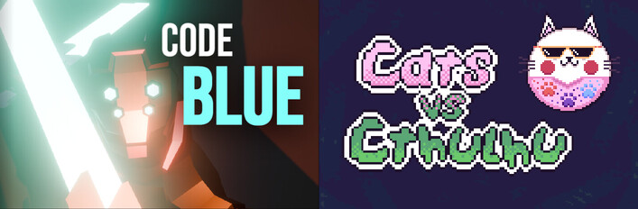 🟦CODE: BLUE x Cats vs Cthulhu👽: Bullet Hell Space Roguelikes