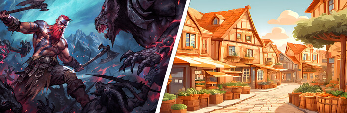 Jotunnslayer: Hordes of Hel & Old Market Simulator