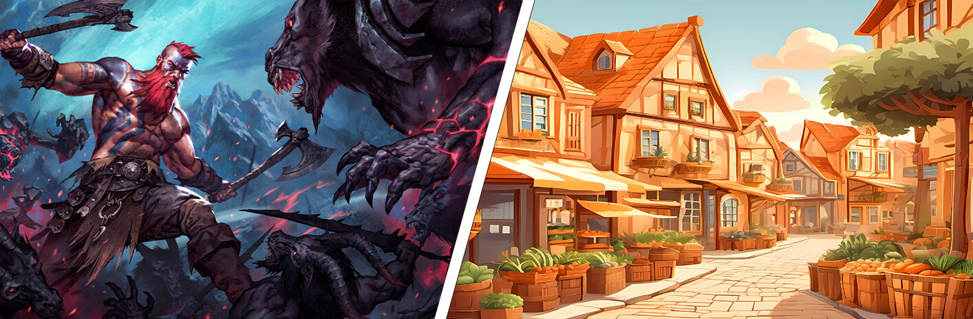 Jotunnslayer: Hordes of Hel & Old Market Simulator