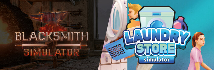 Laundry Store and Blacksmith Simulators