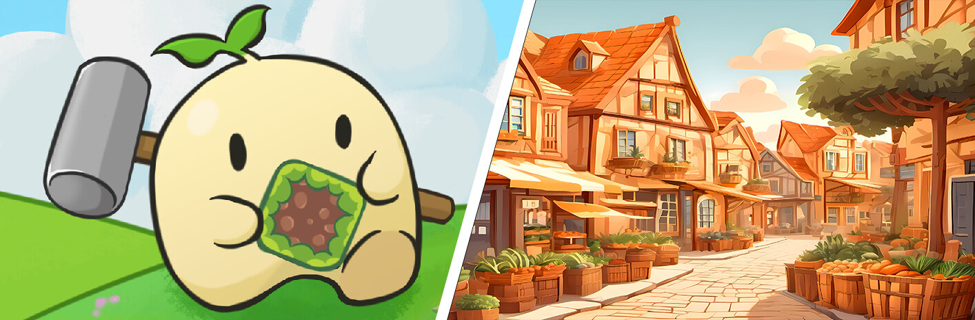 Garlic Builder & Old Market Simulator