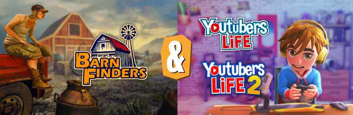 Youtubers Life 1&2 x Barn Finders