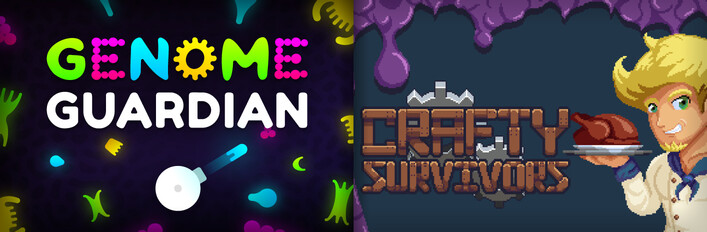 🧬 Genome Guardian × Crafty Survivors 👨‍🍳: Survival Roguelikes