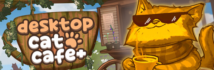 Desktop Cat Cafe+ - Supporter Pack
