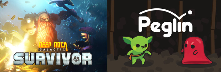 Peglin & Deep Rock Galactic: Survivor