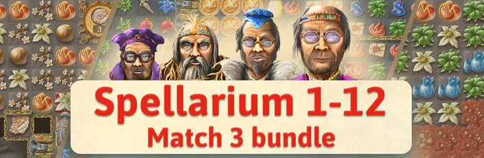 Spellarium all 12 Games Match 3 bundle