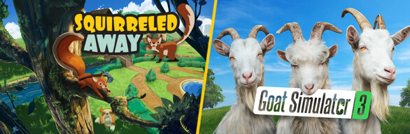 Goat Simulator 3 x Squirreled Away