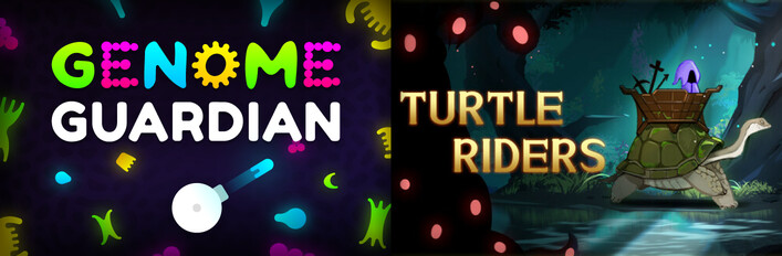 🧬 Genome Guardian × Turtle Riders 🐢: Defense Roguelikes