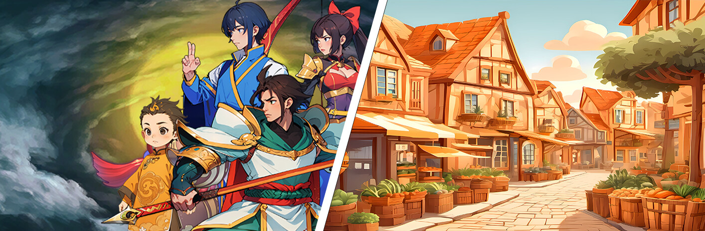 Three Kingdoms X Old Market Simulator