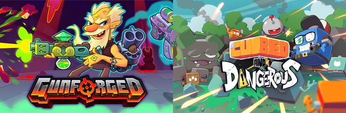 Gunforged + Cubed and Dangerous, Twin-Stick Roguelikes