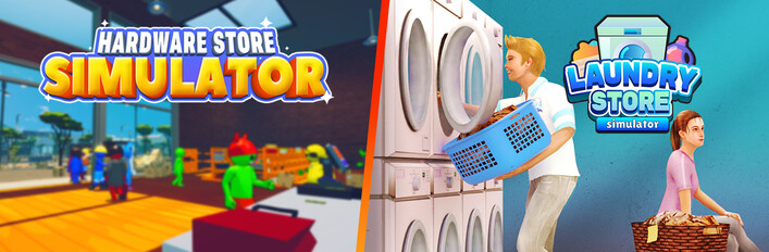 Laundry in Hardware Store