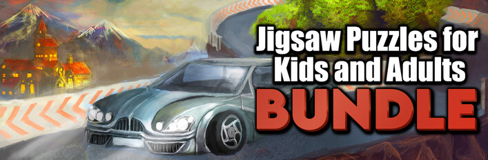 Jigsaw Puzzles for Kids and Adults Bundle