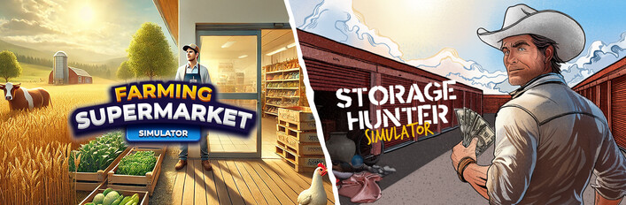 Storage Hunter Simulator x Farming & Supermarket Simulator