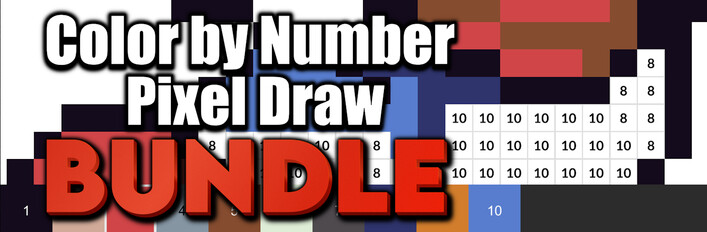 Color by Number - Pixel Draw Bundle