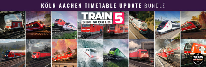 Train Sim World® 5: Köln - Aachen Timetable Update Bundle