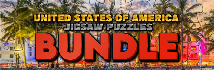  United States of America Jigsaw Puzzles Bundle