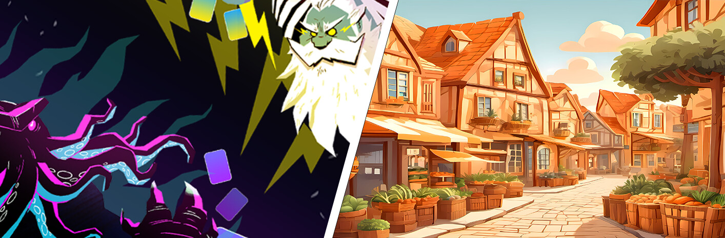 Gods vs Horrors & Old Market Simulator