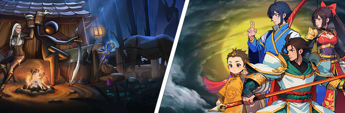 Three Kingdoms & Stickman Strikes: Conquer Fantasy World