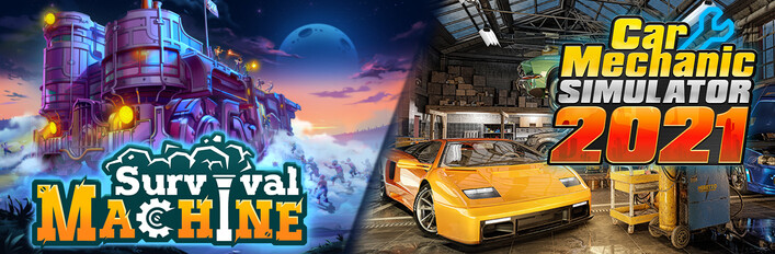 Survival Machine and Car Mechanic Simulator 2021