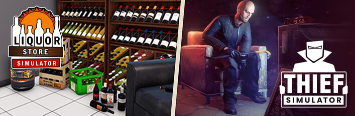 Liquor Store Simulator and Thief Simulator