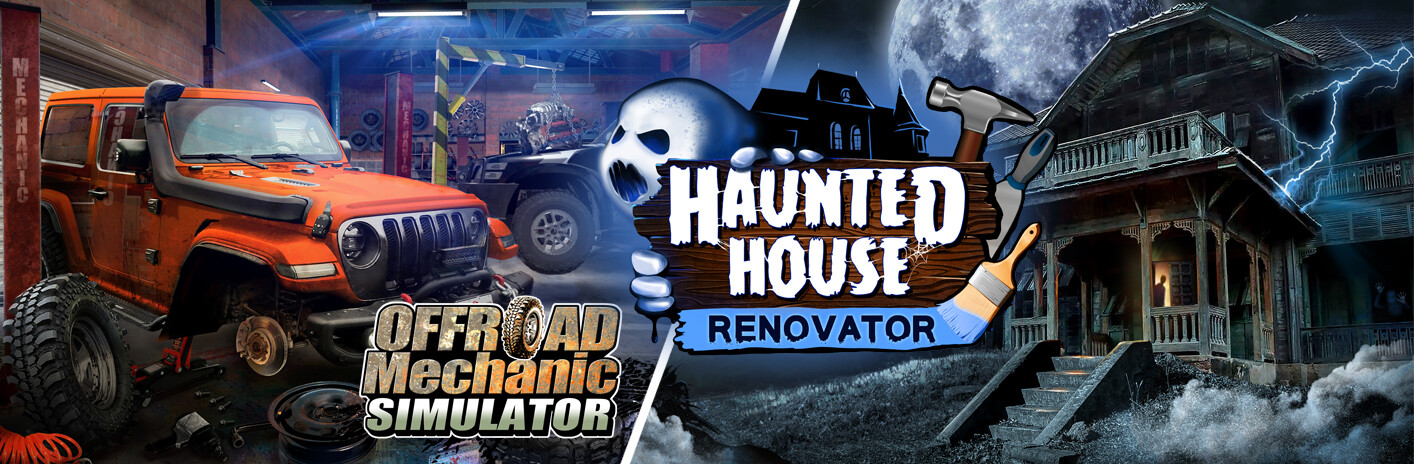Haunted House Renovator & Offroad Mechanic Simulator