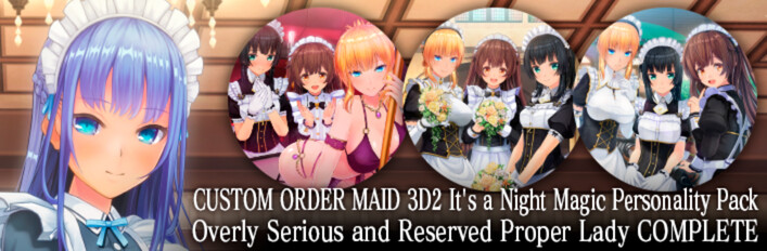 CUSTOM ORDER MAID 3D2 It’s a Night Magic Personality Pack Overly Serious and Reserved Proper Lady COMPLETE