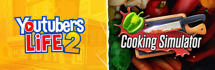 Youtubers Life 2 x Cooking Simulator