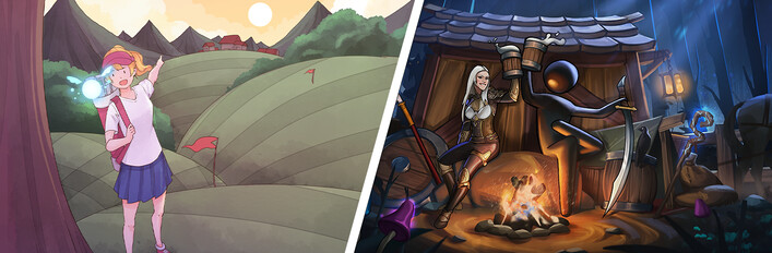 Stickman Strikes: Conquer Fantasy World X RPGolf Legends