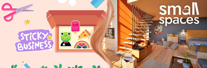 Sticky Business + Small Spaces