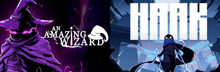 🧙‍♂️An Amazing Wizard X HAAK⚡：Wasteland & Wizardry - Metroidvania Adventure Duo