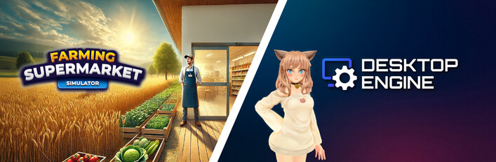 Farming & Supermarket Simulator x Desktop Engine
