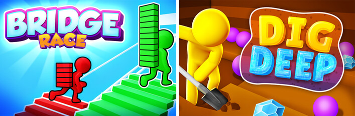 Bridge Race + Dig Deep