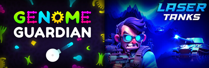 🧬 Genome Guardian × Laser Tanks ✨: Roguelike Shooters