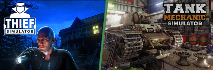 Thief Simulator and Tank Mechanic Simulator