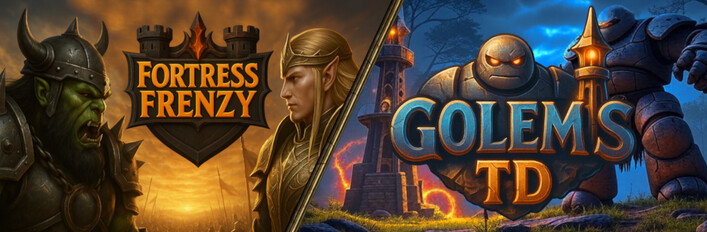 Fortress Frenzy & Golems TD Bundle