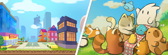 Cardboard Town&Tiny Pasture