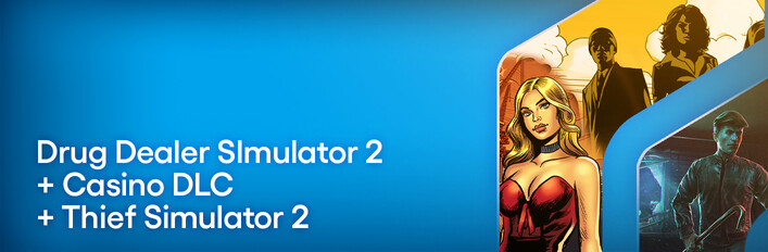 Drug Dealer Sim 2 + Casino DLC + Thief Simulator 2