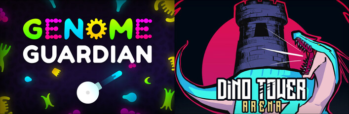 🧬 Genome Guardian × Dino Tower Arena 🏰: Roguelike Shooters