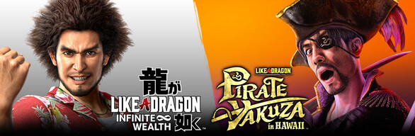 Like a Dragon: Infinite Wealth & Like a Dragon: Pirate Yakuza in Hawaii