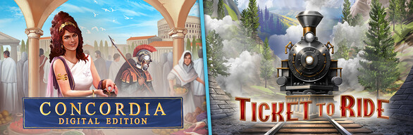 ☀️ [TIME-LIMITED] 🏺 Concordia: Digital Edition x Ticket to Ride® 🚂