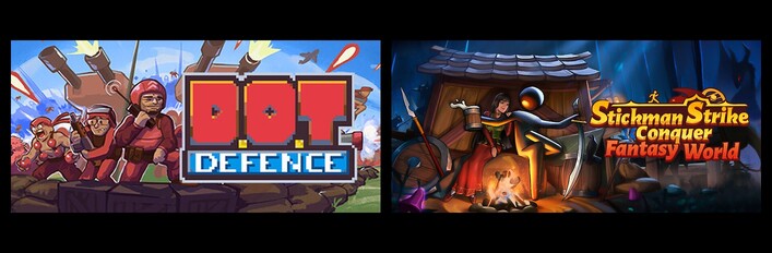 D.O.T. Defence & Stickman Strikes: Conquer Fantasy World