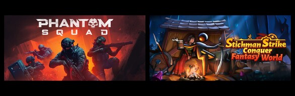 Phantom Squad & Stickman Strikes: Conquer Fantasy World