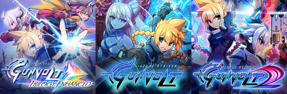 [1 MONTH ONLY] Gunvolt 1+2 Legacy Discount Bundle: Azure Striker Gunvolt Trilogy Enhanced + Gunvolt 1 + Gunvolt 2