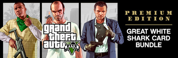 Grand Theft Auto V: Premium Edition & Great White Shark Card Bundle