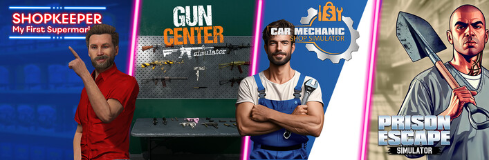 Ultimate Life Simulator Bundle: Shop, Fix, Arm & Escape