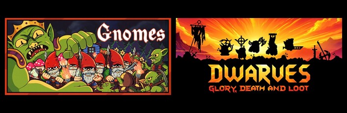Gnomes & Dwarves: Glory, Death and Loot